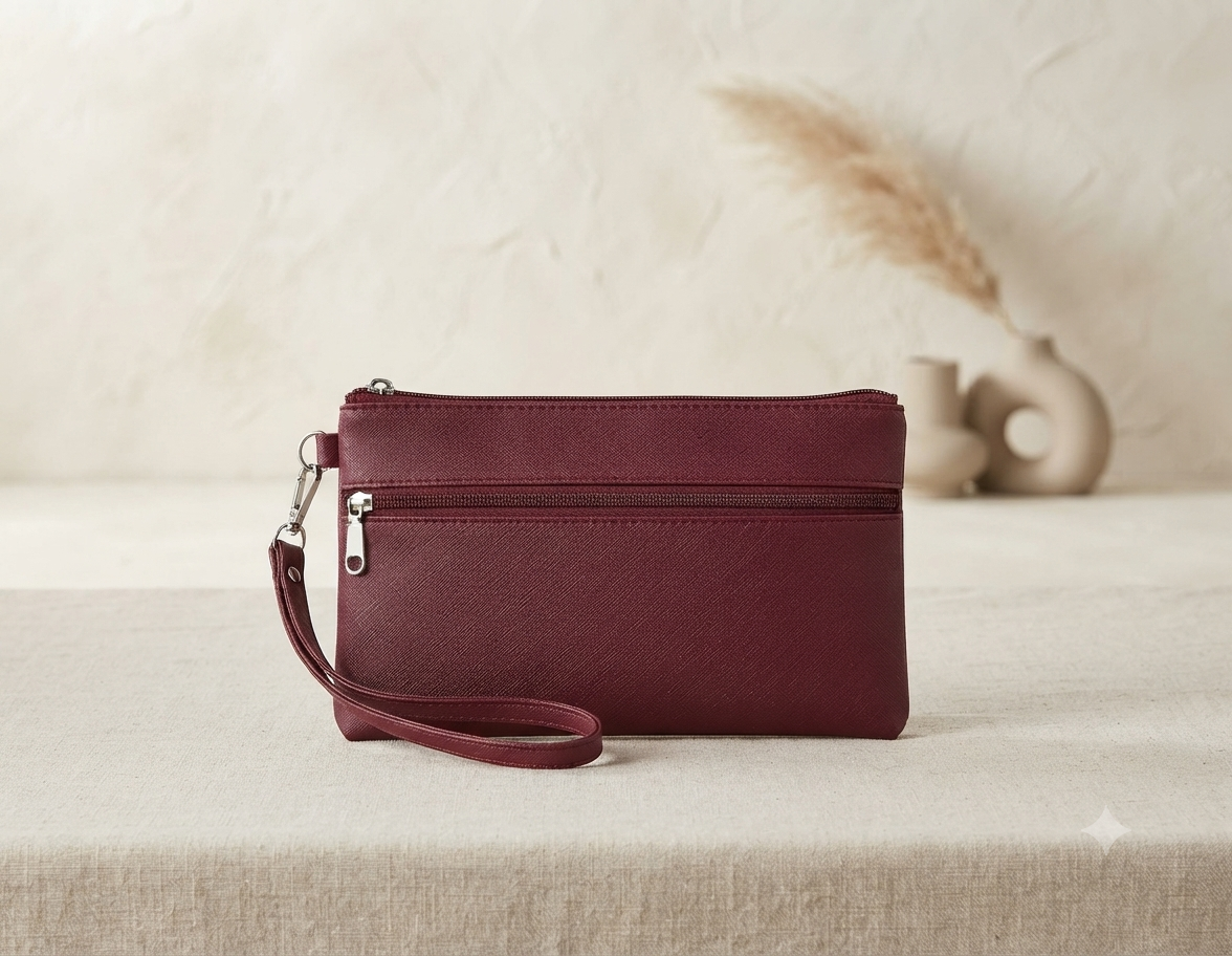 Cartera de Mano con Correa – Estilo Clásico