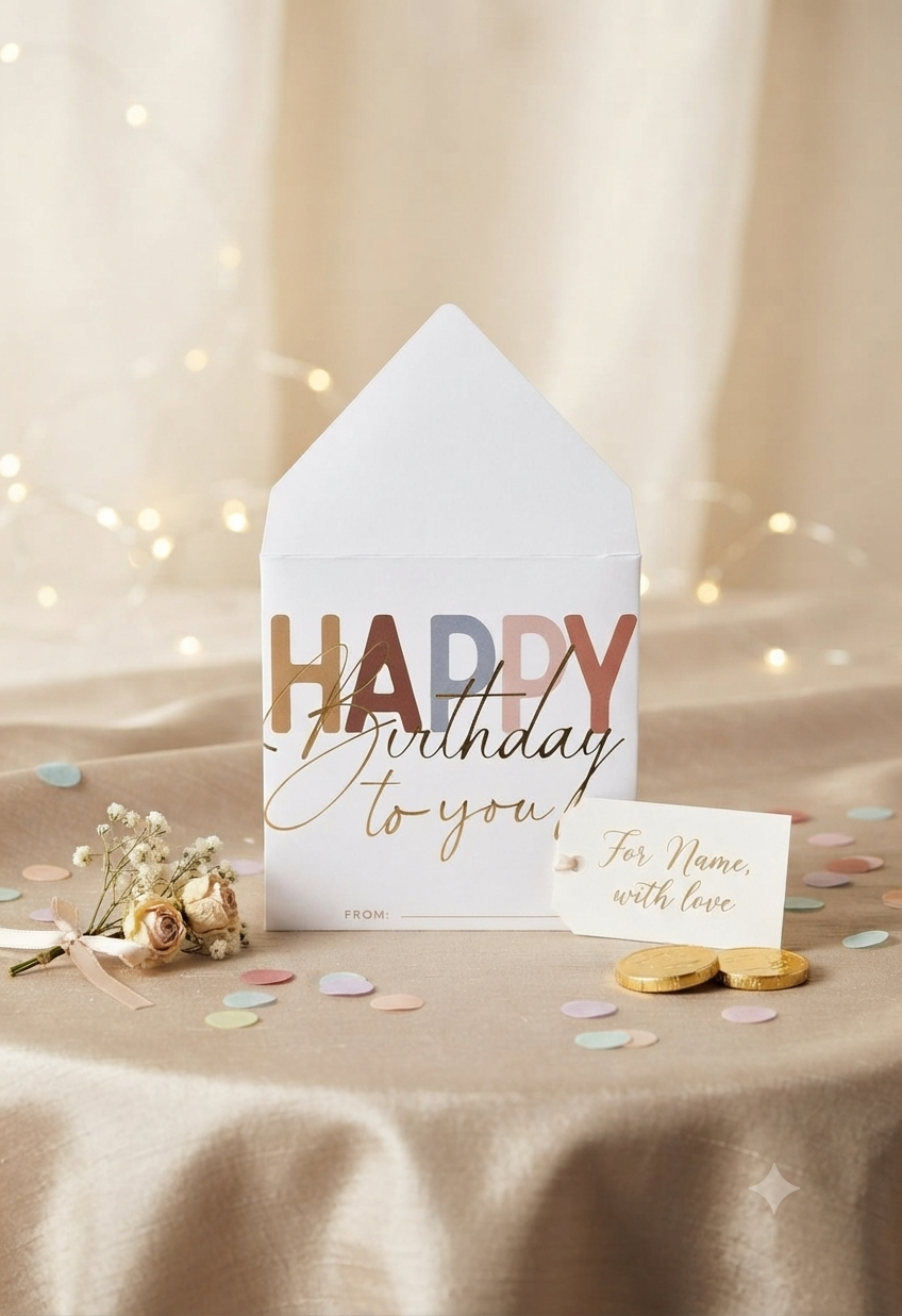 Sobre para Dinero y Regalos con Diseños Variados