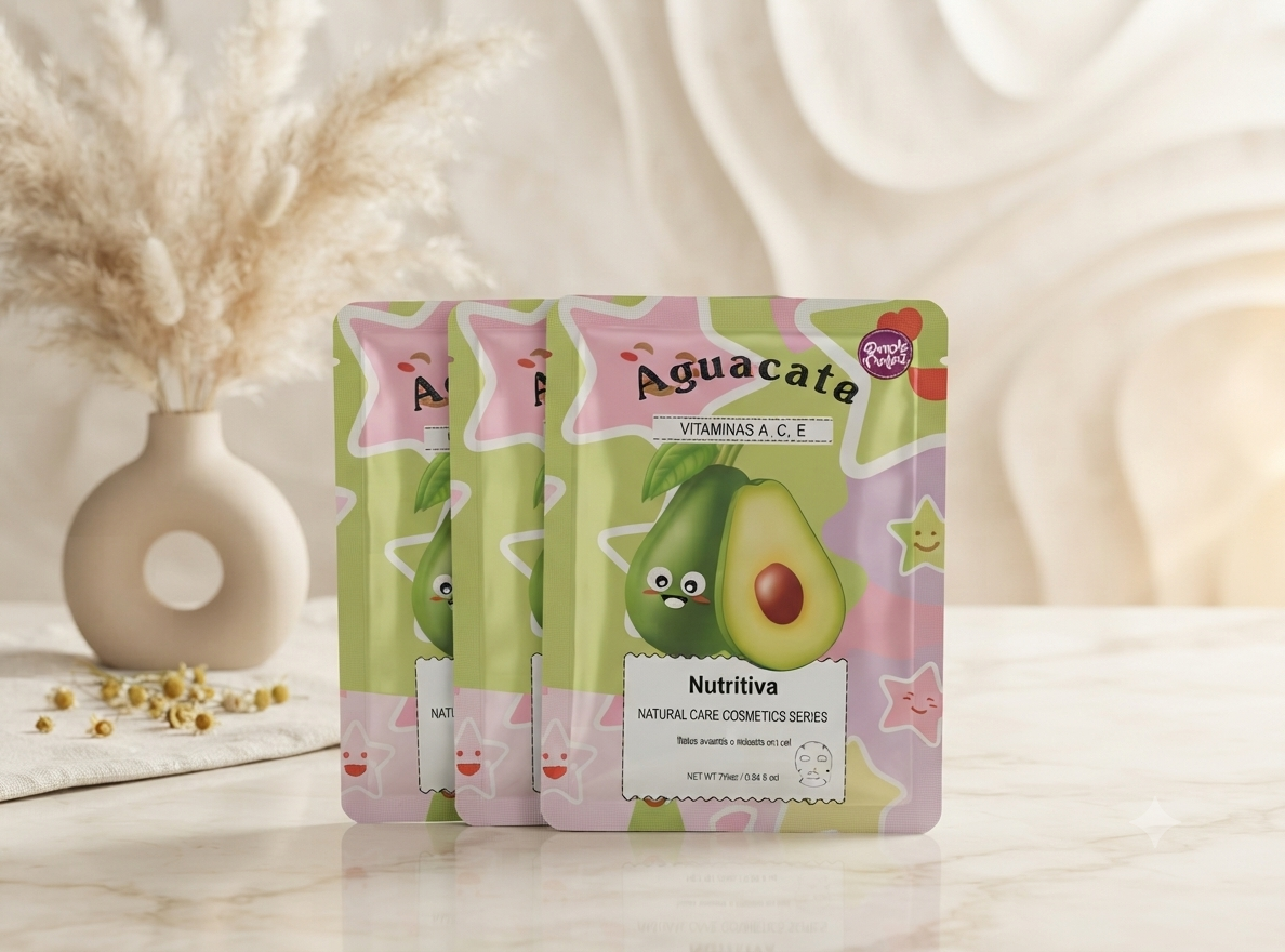 Colección "Natural Care Cosmetics": Mascarillas Faciales Revitalizantes