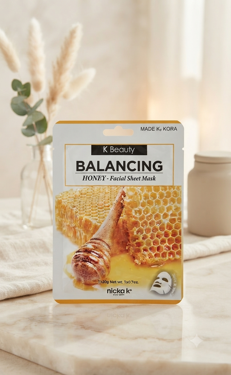 Mascarilla Facial Equilibrante de Miel - K-Beauty Balancing Sheet Mask