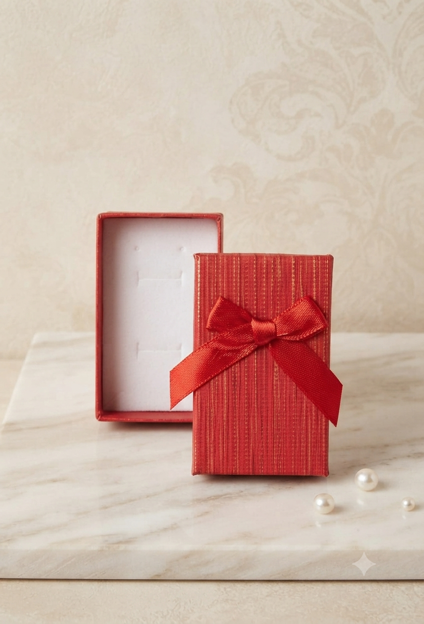Caja de Regalo Elegante para Joyería – Estilo Minimalista y Profesional