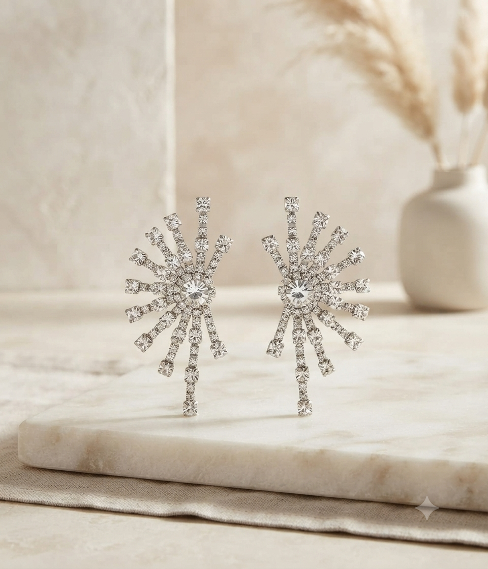 Pendientes "Radiance Star" - Diseño Estelar con Cristales
