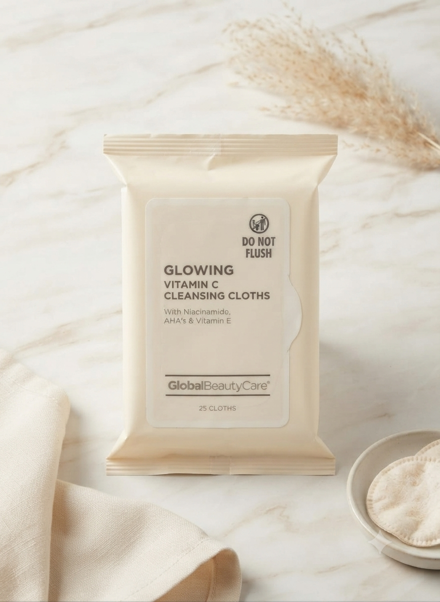 Toallitas Limpiadoras Global Beauty Care – Cuidado Facial con Ingredientes Activos