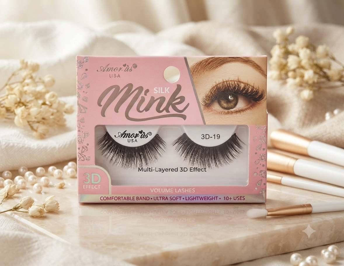 Pestañas Amor Us USA – Silk Mink 3D Collection