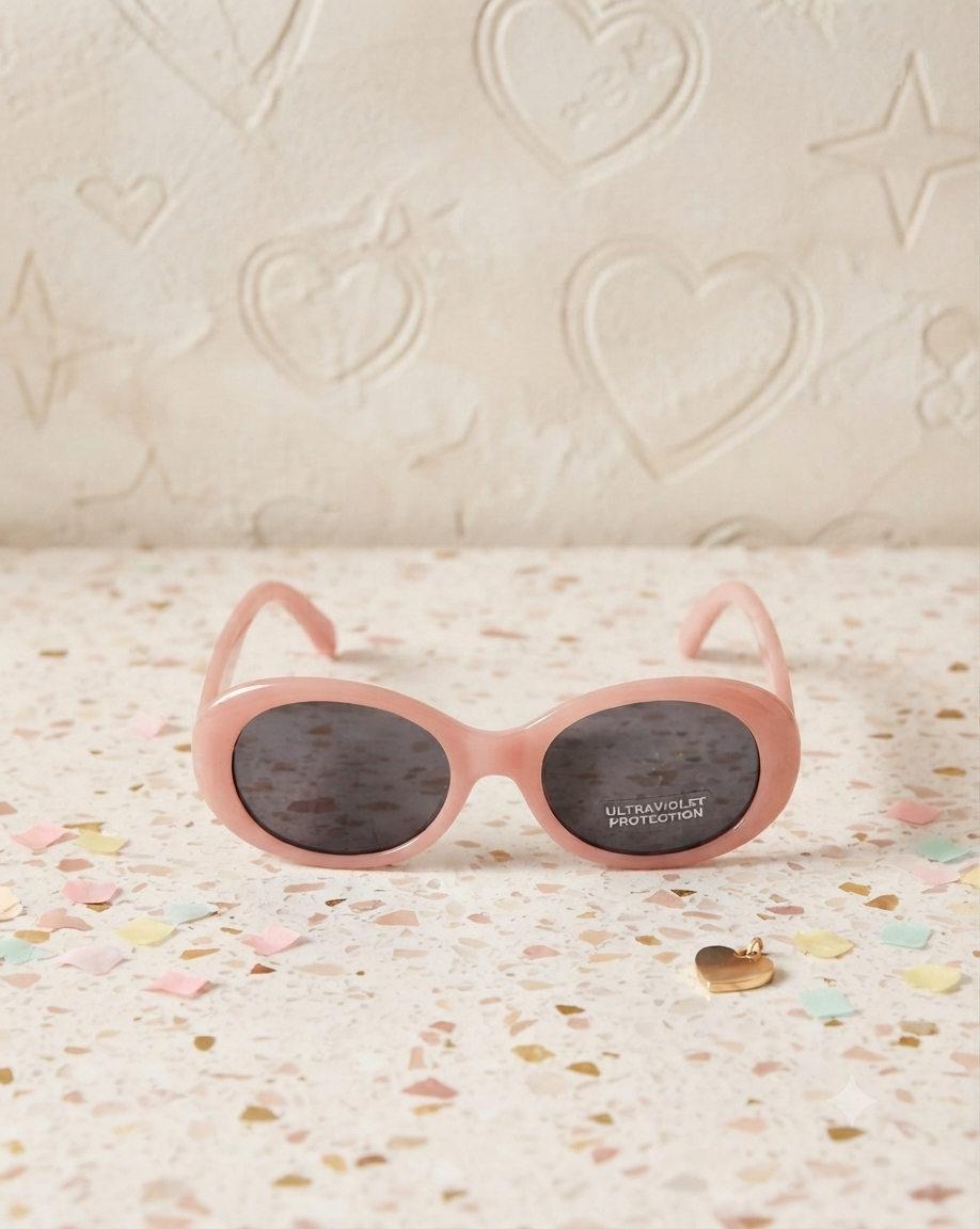 Lentes de Sol Divertidos para Niñas: Modelos Corazón y Ovalados