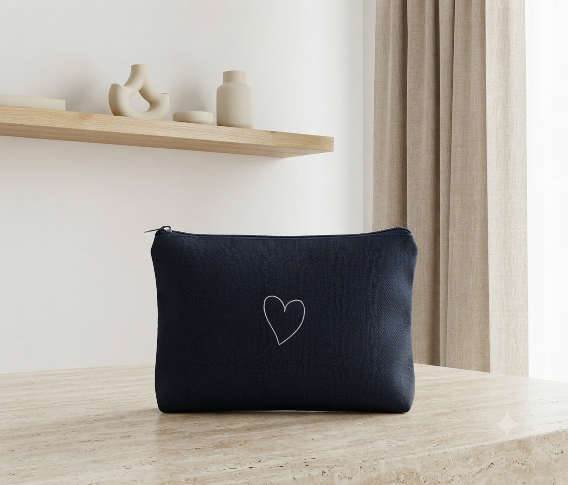 Colección de Cosmetiqueras de Tela "Romantic Moments"