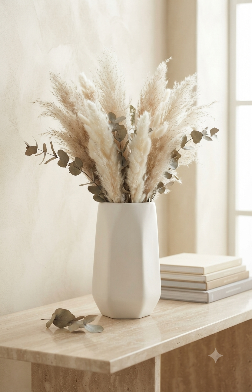 Florero Decorativo Minimalista de Diseño Geométrico - Estilo Moderno
