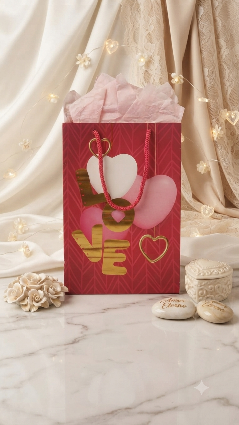 Bolsa de Regalo Romántica GranMark Diseños Surtidos de Amor