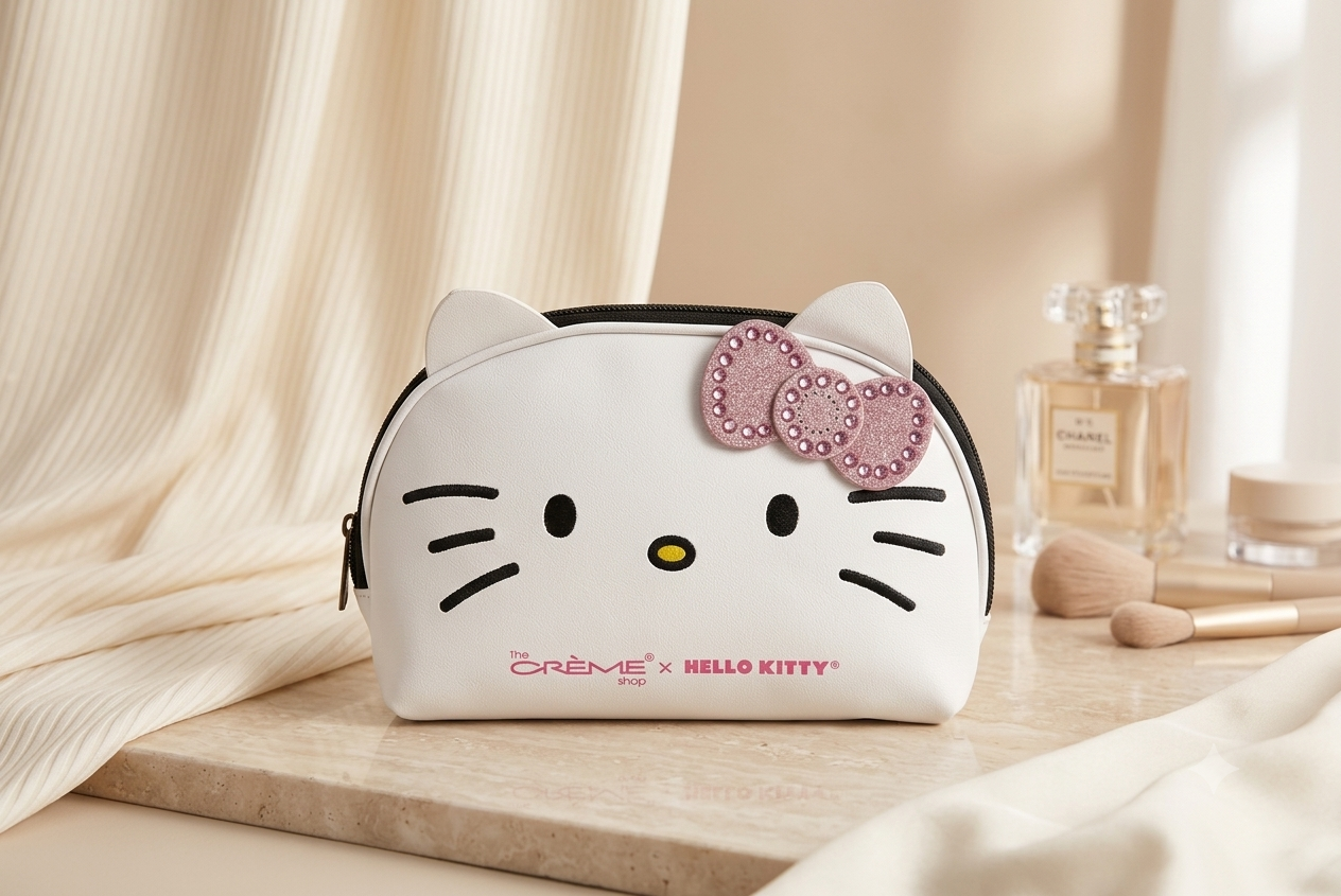 Cosmetiquera Exclusiva The Crème Shop x Hello Kitty