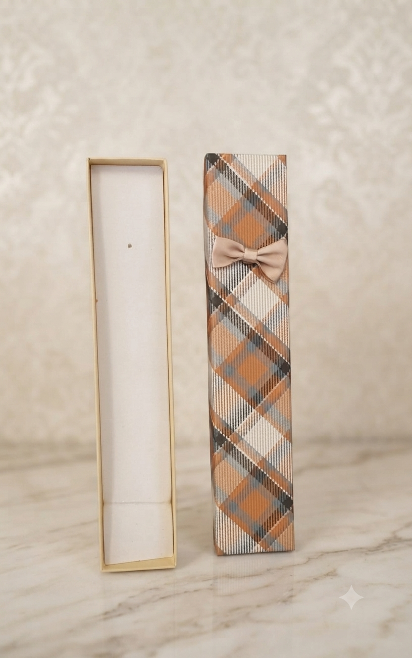 Estuche Elegante de Lujo para Joyería - Presentación Premium con Lazo Decorativo