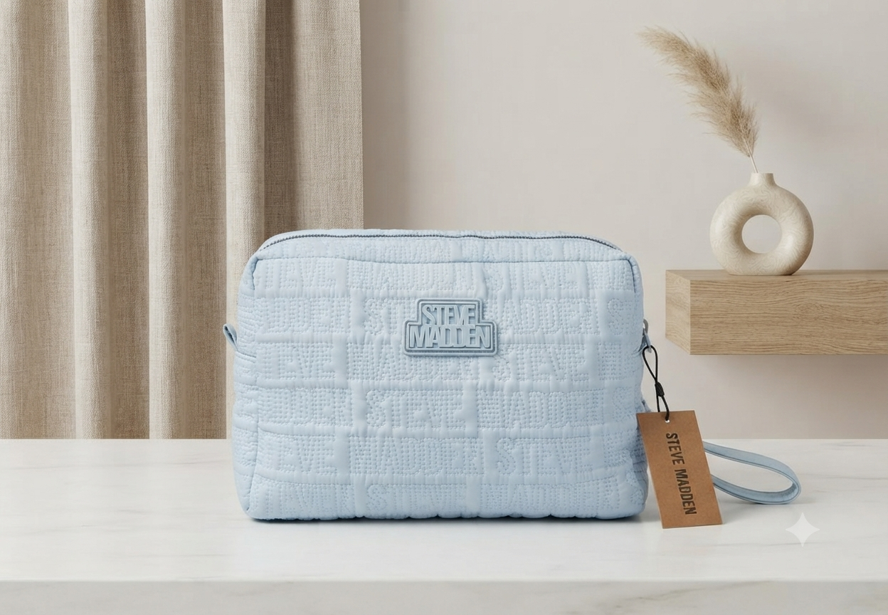 Cosmetiquera / Clutch Acolchado Steve Madden
