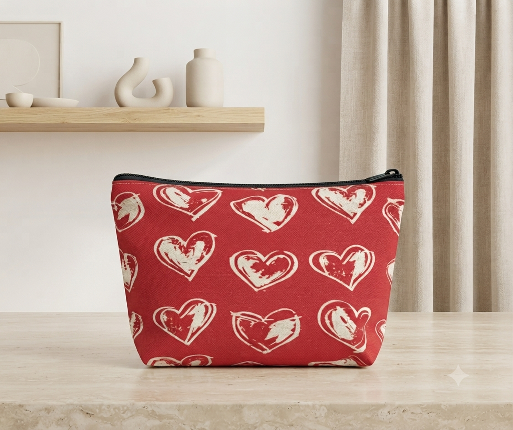 Colección de Cosmetiqueras de Tela "Romantic Moments"