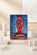 Reloj Digital LCD Infantil de Spider-Man con Luces y Correa Ajustable