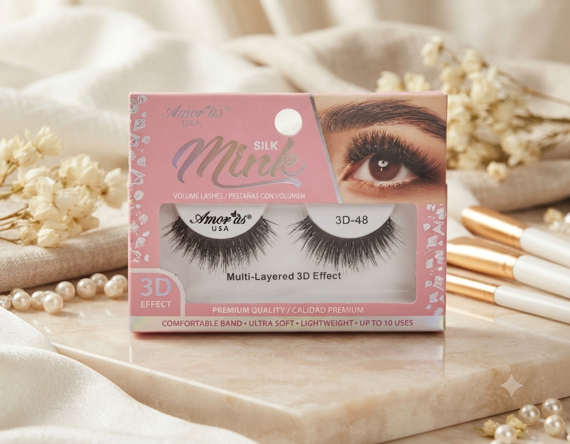 Pestañas Amor Us USA – Silk Mink 3D Collection