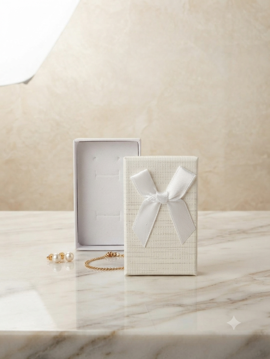 Caja de Regalo Elegante para Joyería – Estilo Minimalista y Profesional