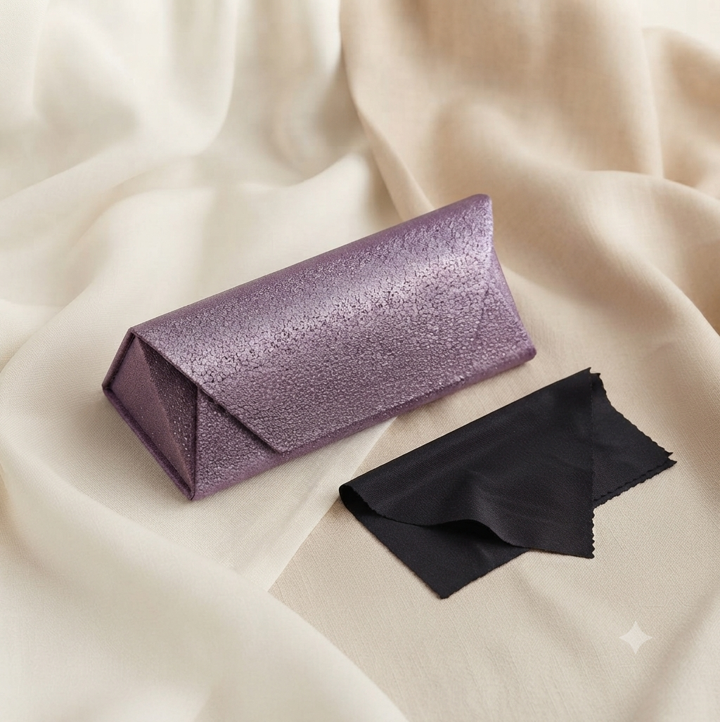 Estuche Plegable "Diamond Dust" – Edición Morado Rigido