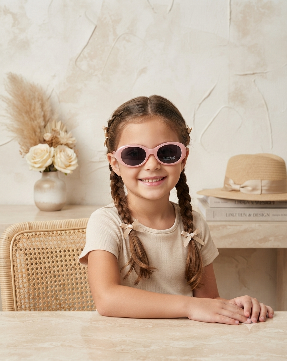 Lentes de Sol Divertidos para Niñas: Modelos Corazón y Ovalados