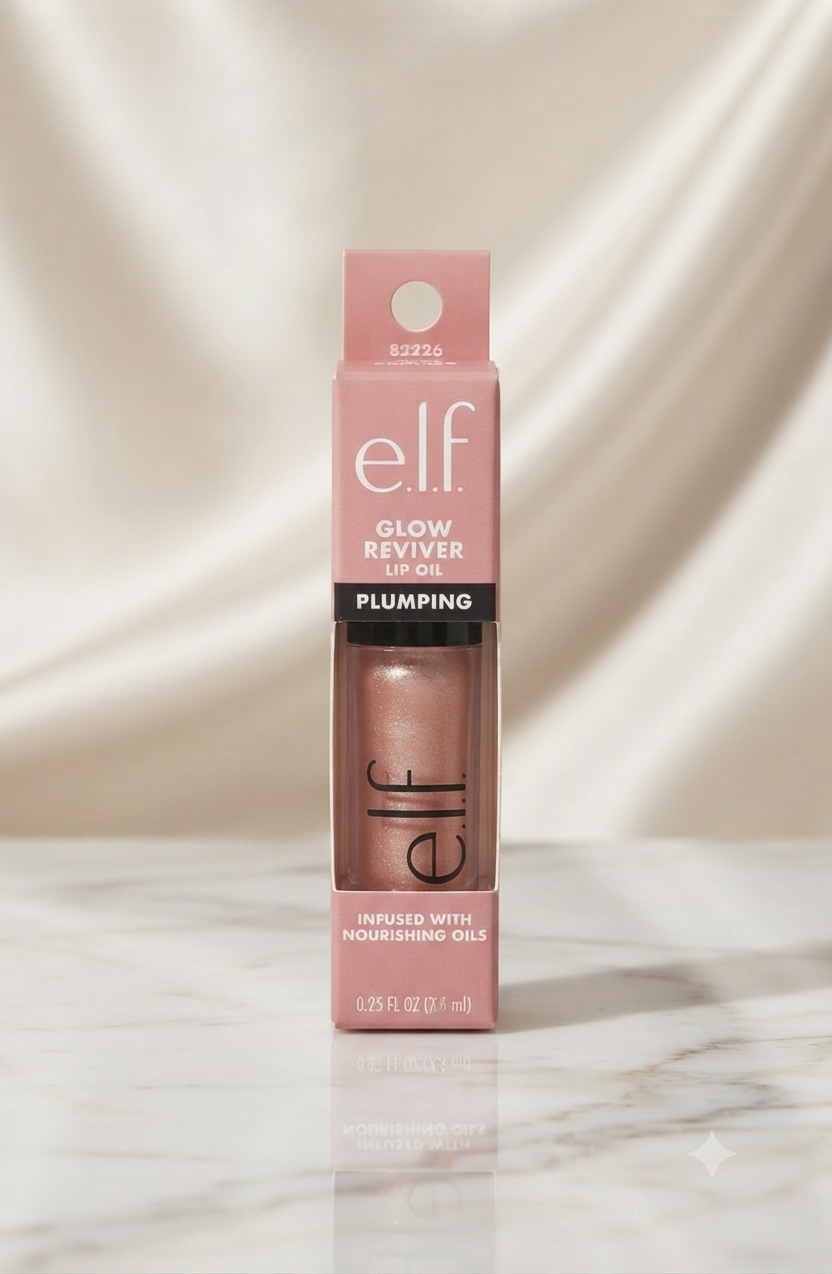 E.l.f. Glow Reviver Lip Oil – Hidratación Intensa con Acabado Ultra Brillante