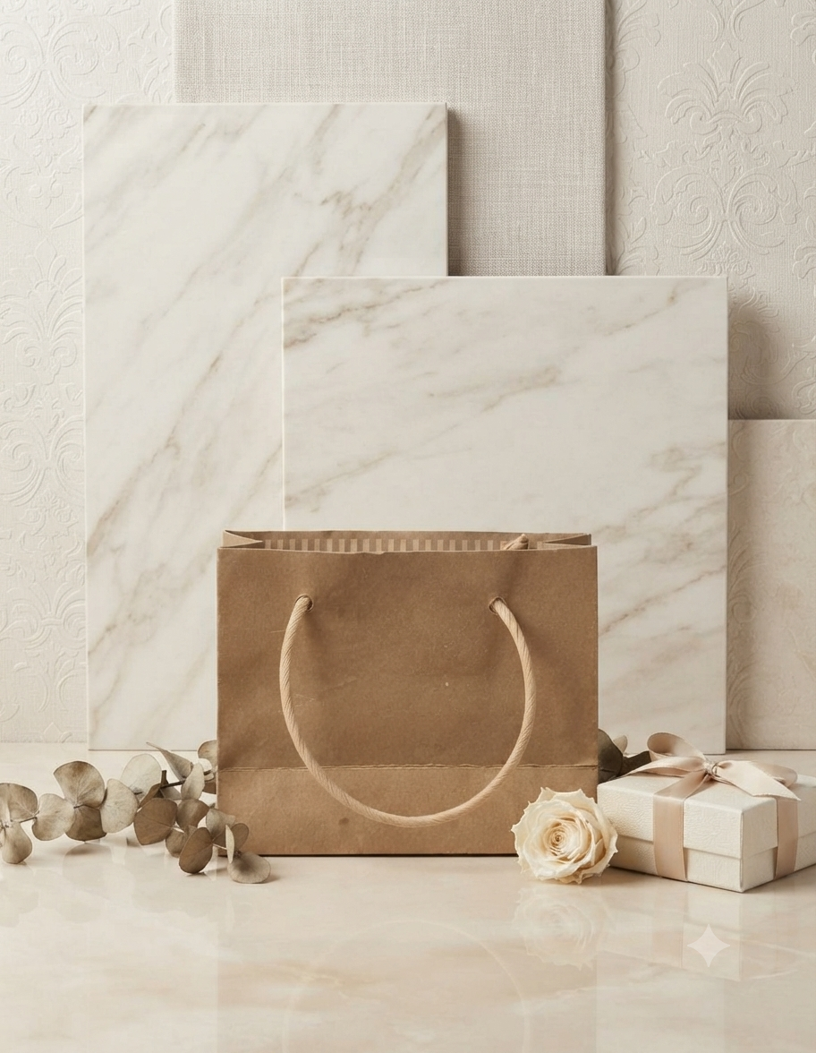 Bolsa de Regalo Kraft Elegante para Detalle