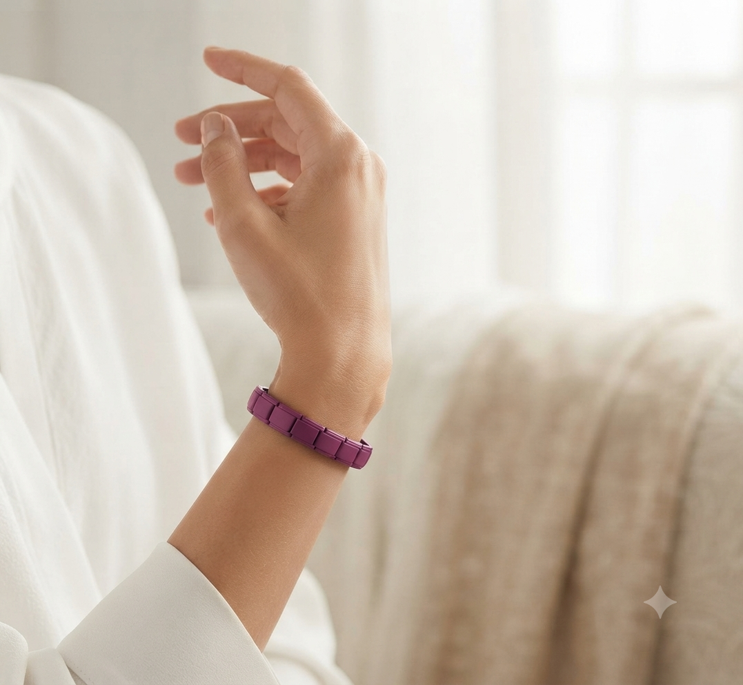Pulsera Italiana Modular de Acero y Eslabones Intercambiables