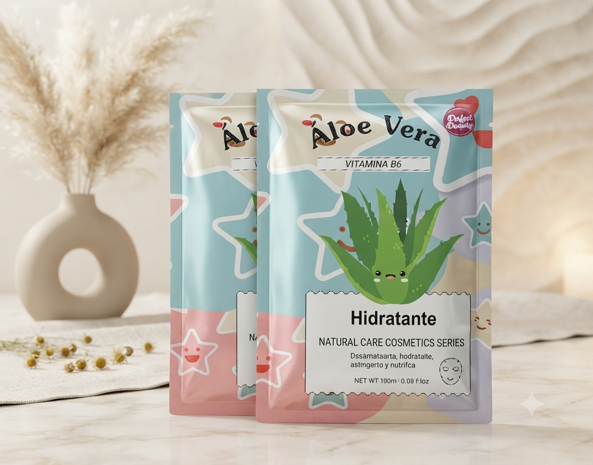 Colección "Natural Care Cosmetics": Mascarillas Faciales Revitalizantes