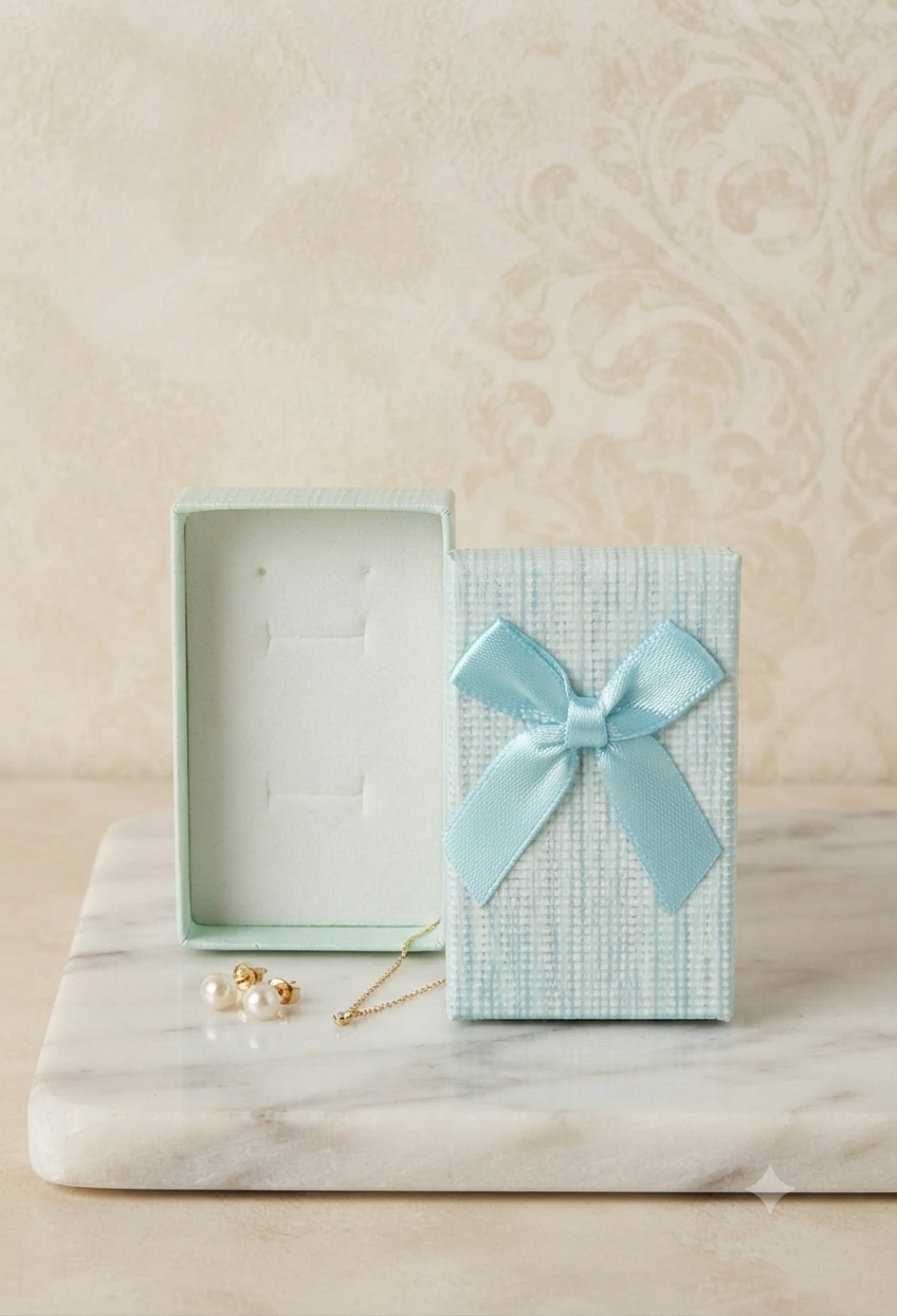 Caja de Regalo Elegante para Joyería – Estilo Minimalista y Profesional