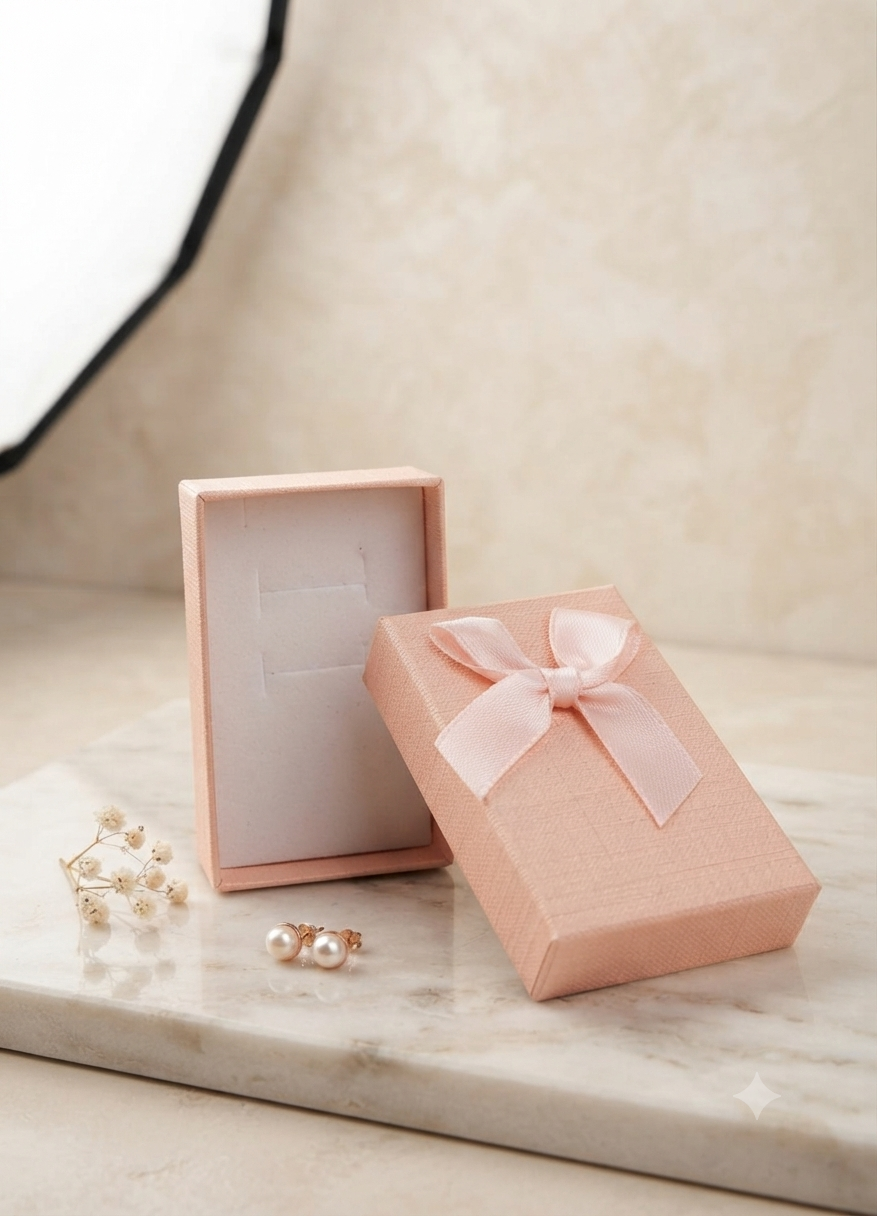 Caja de Regalo Elegante para Joyería – Estilo Minimalista y Profesional
