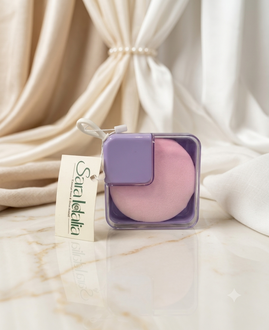 Esponja de Maquillaje de Precisión – Con Estuche de Viaje