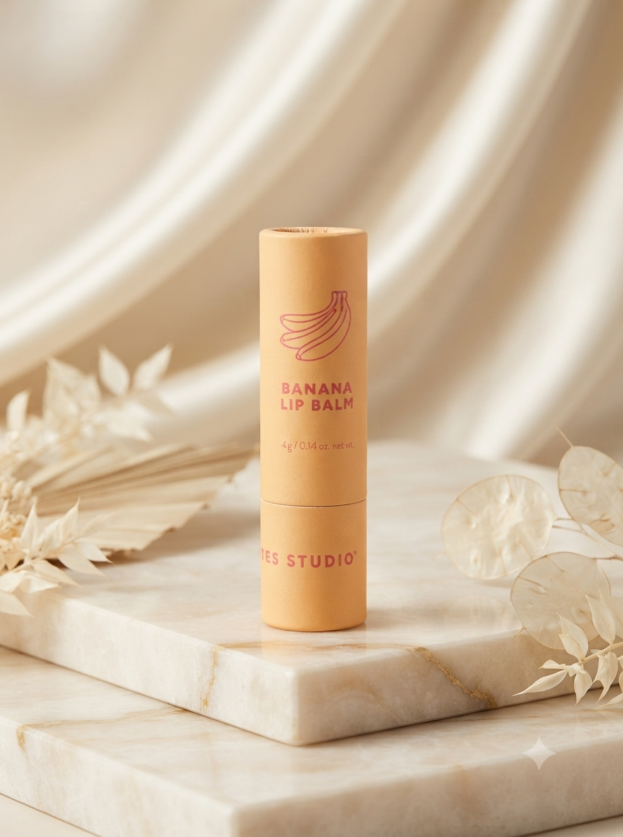 Banana Lip Balm de Bites Studio – Hidratación con Aroma Tropical