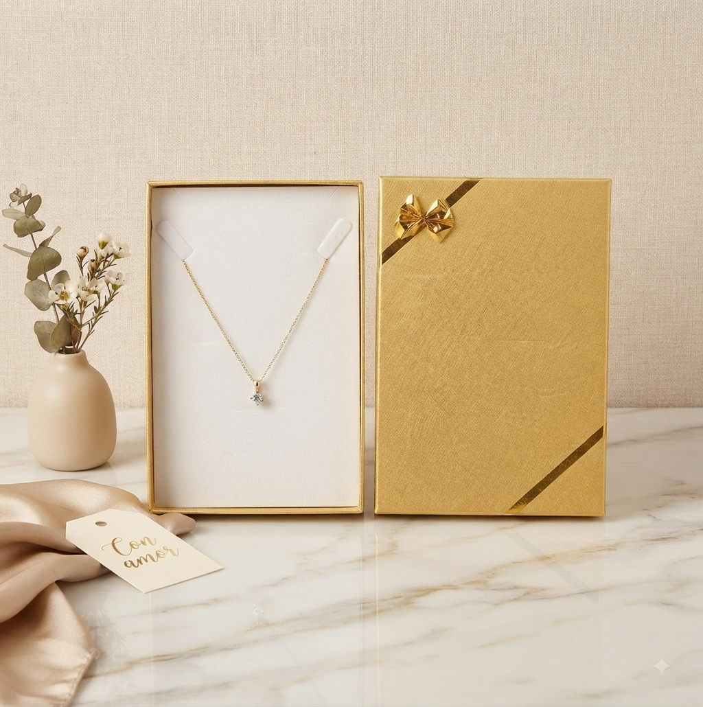 Caja de Regalo Elegante para Joyería y Accesorios