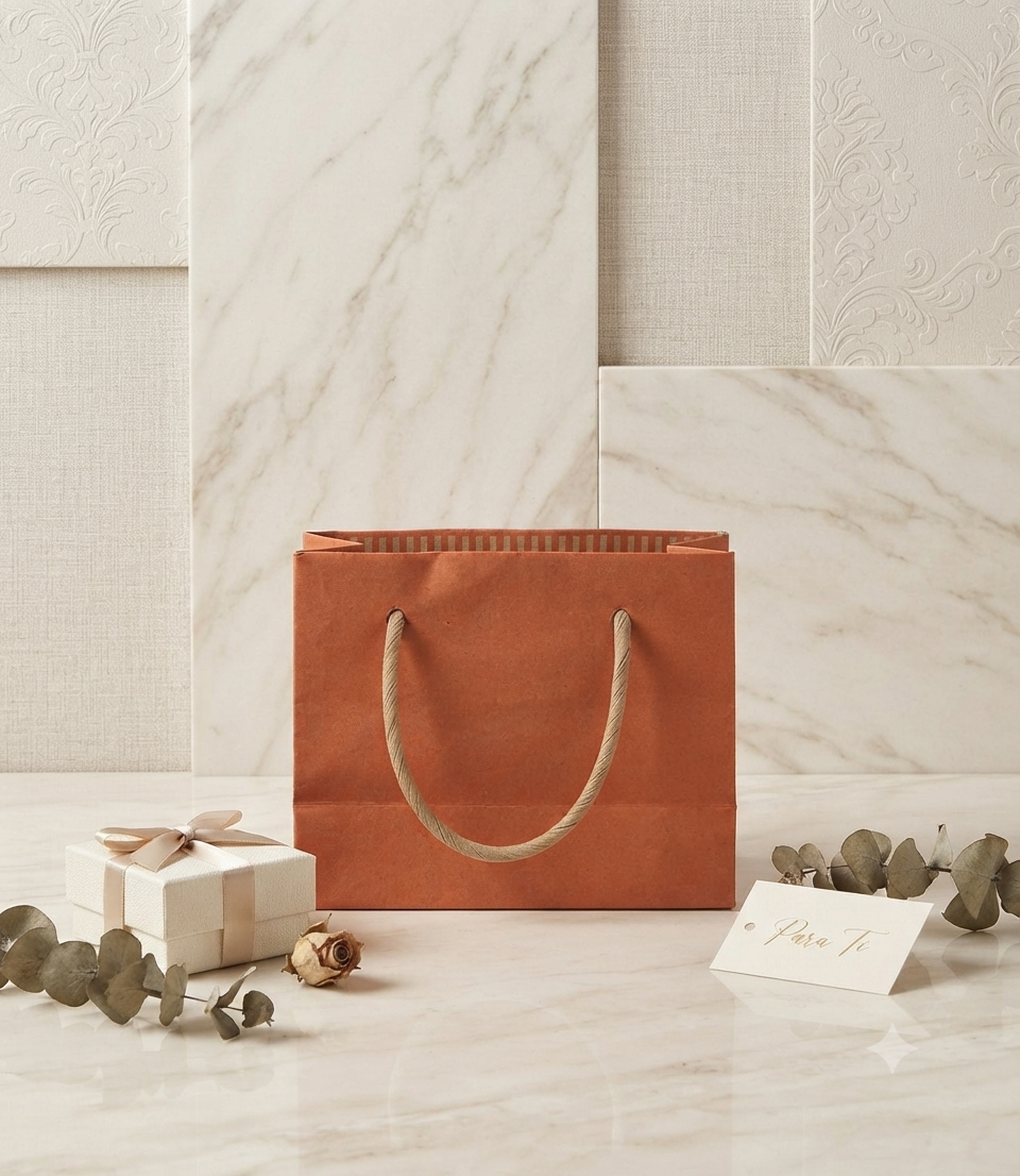 Bolsa de Regalo Kraft Elegante para Detalle