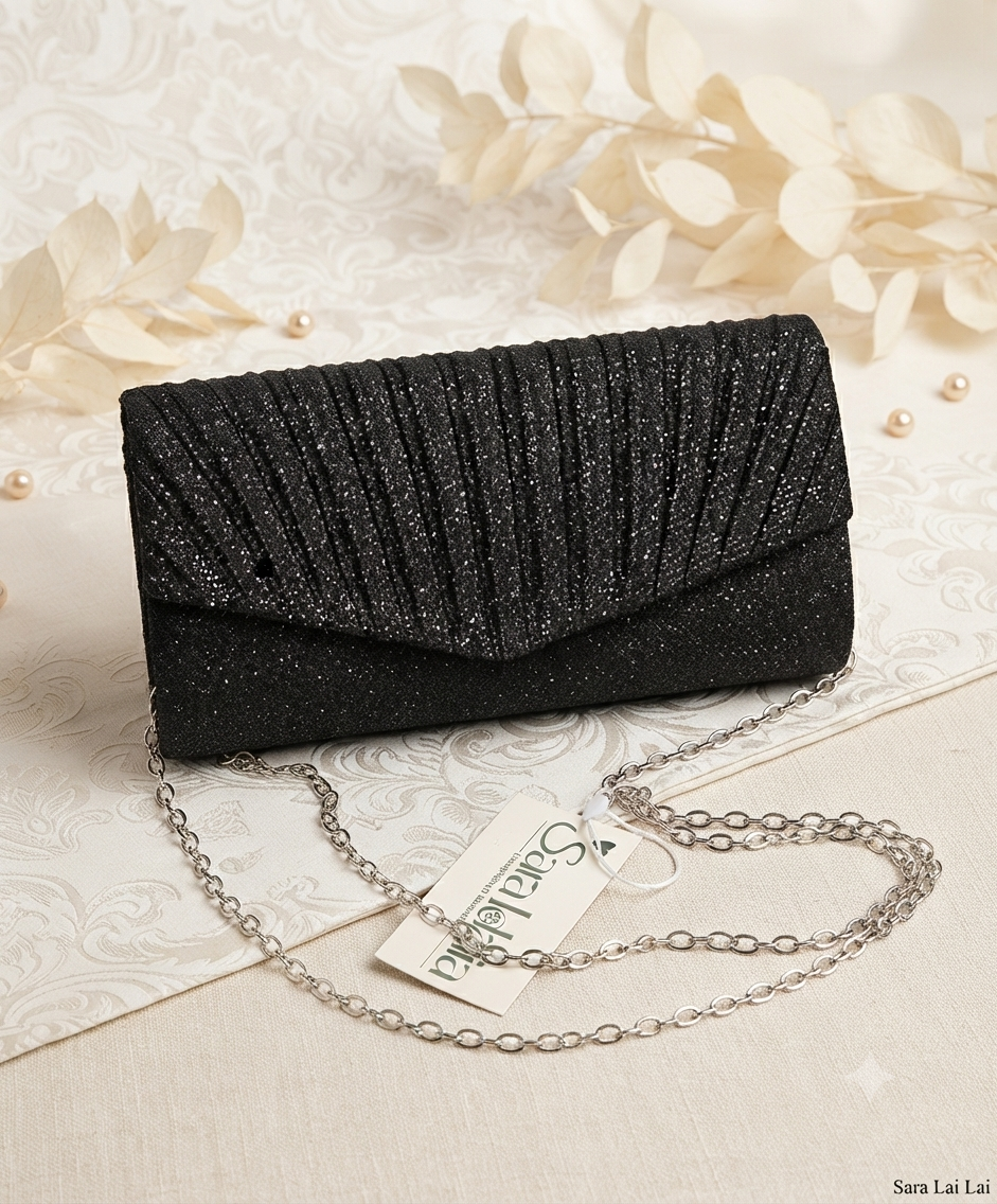 Bolsa Cartera Tipo Sobre con Brillos