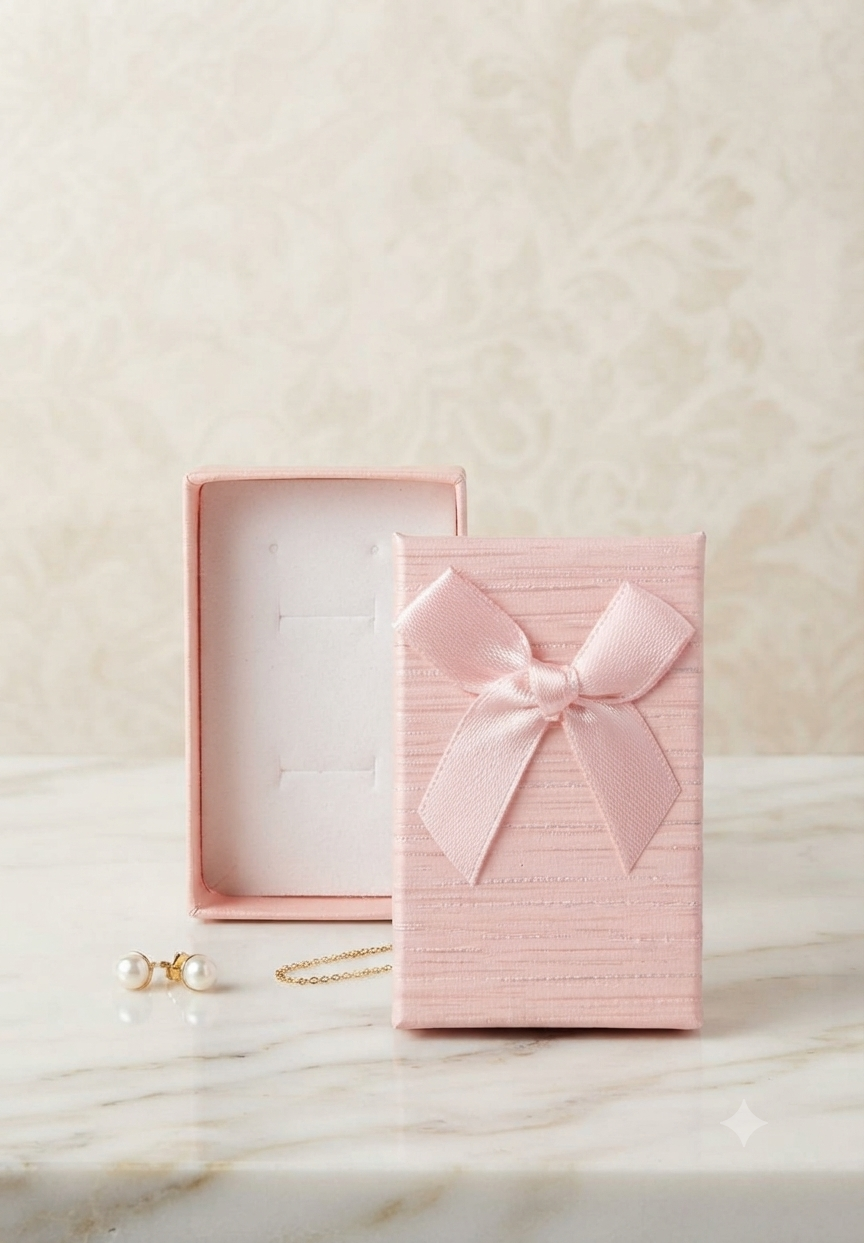 Caja de Regalo Elegante para Joyería – Estilo Minimalista y Profesional