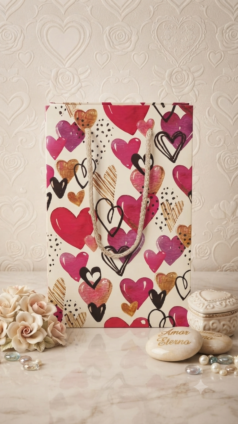 Bolsa de Regalo Romántica GranMark Diseños Surtidos de Amor