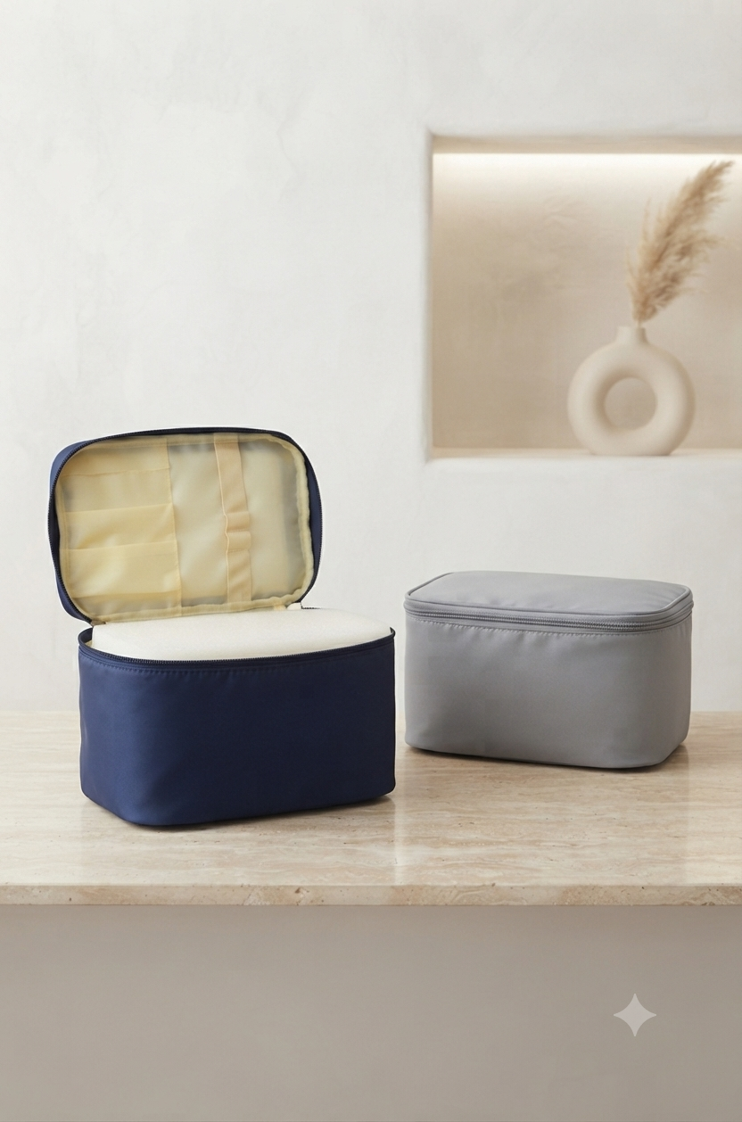 Cosmetiquera Organizadora de Viaje Minimalista