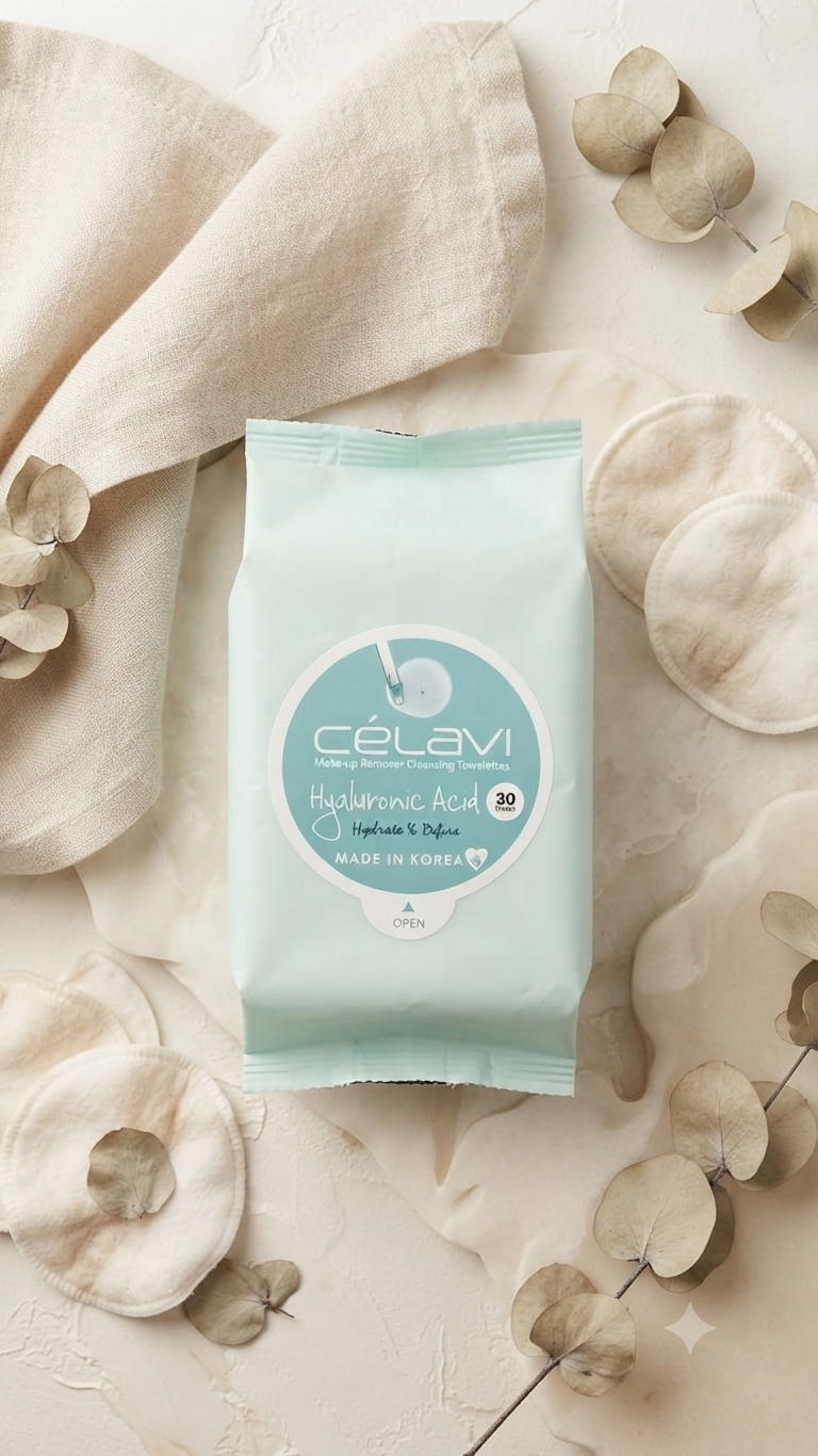 Toallitas Desmaquillantes CéLavi – Cuidado Facial Nutritivo