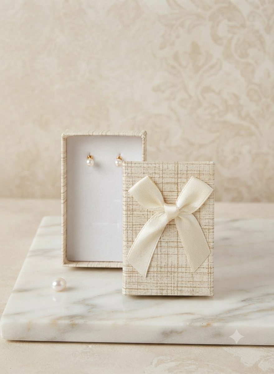 Caja de Regalo Elegante para Joyería – Estilo Minimalista y Profesional