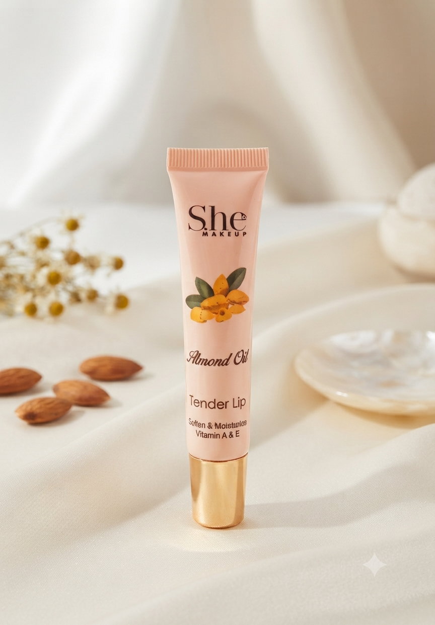 Colección "Tender Lip" de S.H.E. Makeup – Brillo Hidratante Reparador