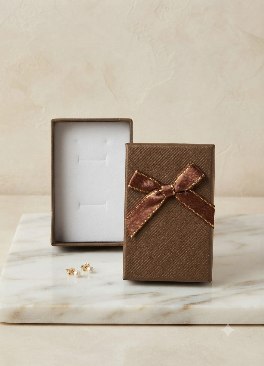 Caja de Regalo Elegante para Joyería – Estilo Minimalista y Profesional