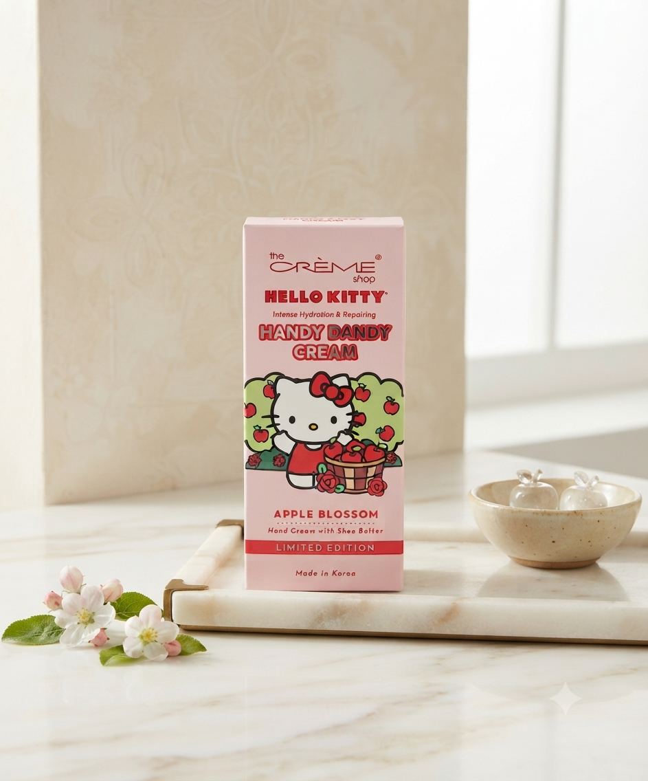 Crema de Manos Hello Kitty Apple Blossom - The Crème Shop Hidratante