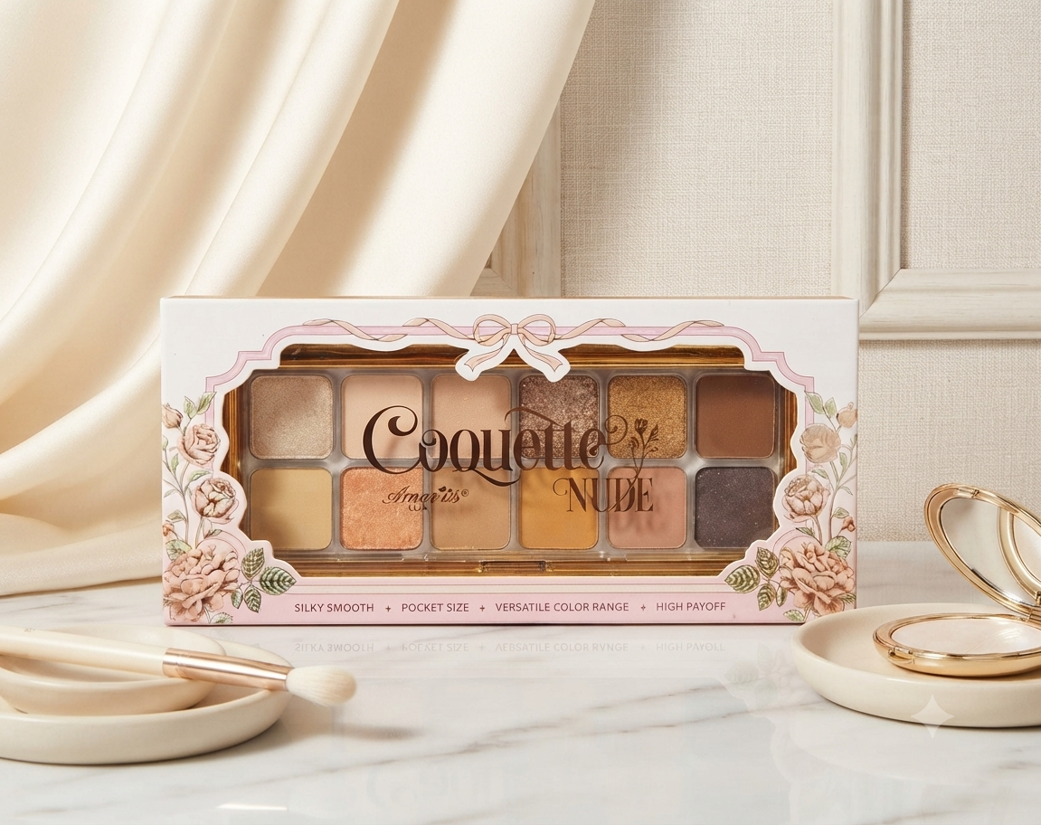 Paleta de Sombras de Ojos "Coquette Nude" de Amor Us