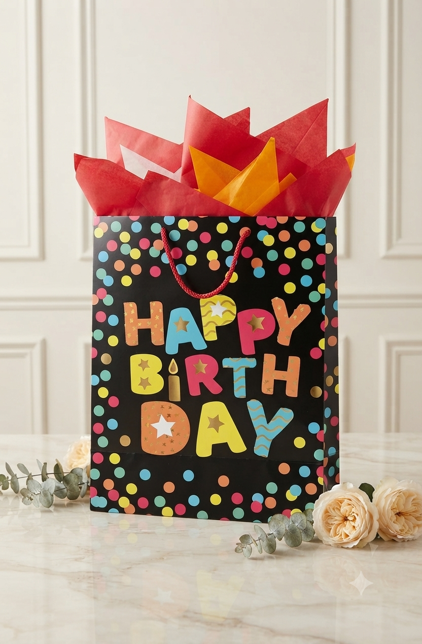 Bolsa de Regalo Grande Granmark Dipak Diseños Surtidos Estilo Elegante y Festivo