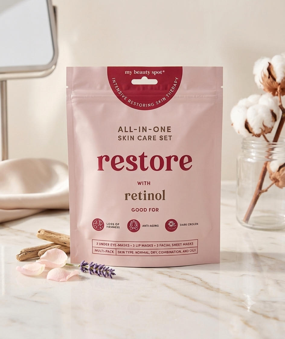 Set de Cuidado Facial Todo en Uno con Retinol