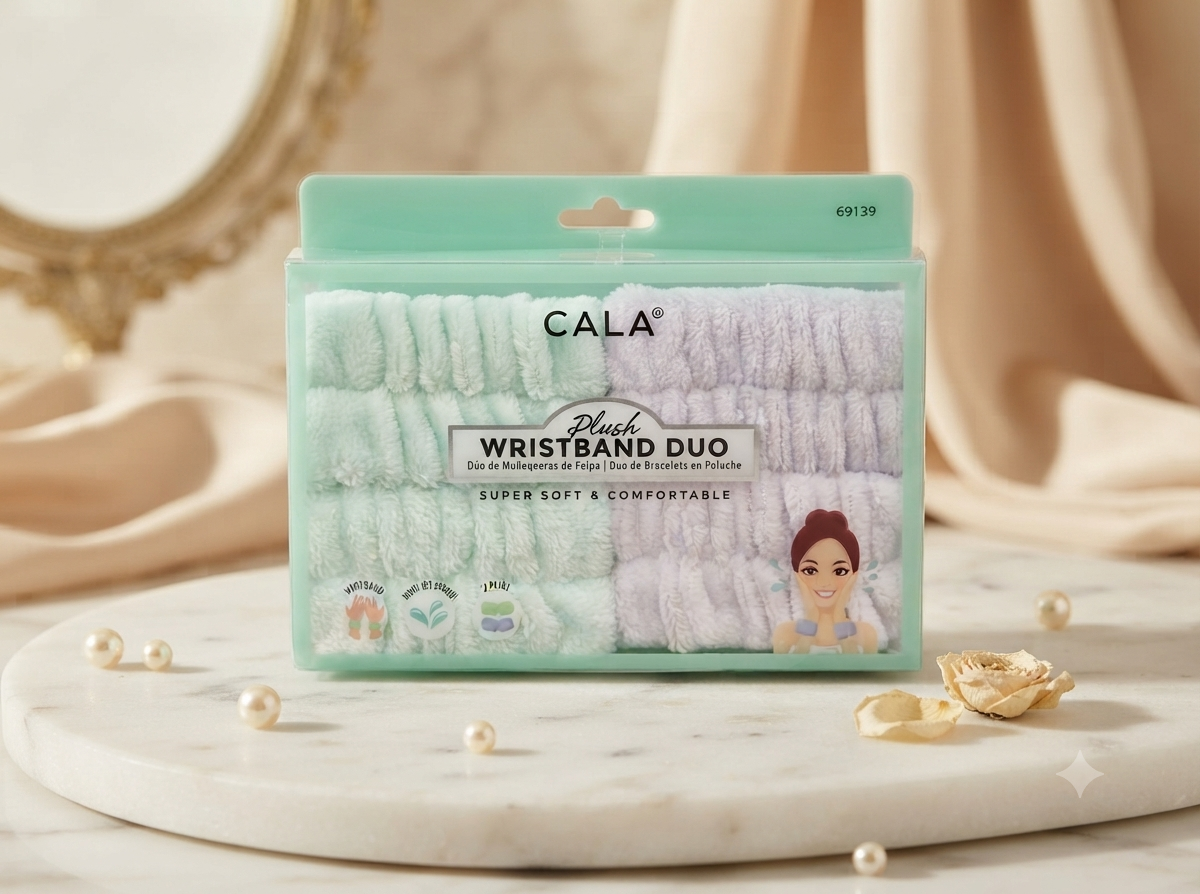 Dúo de Muñequeras Absorbentes de Felpa – CALA Collection
