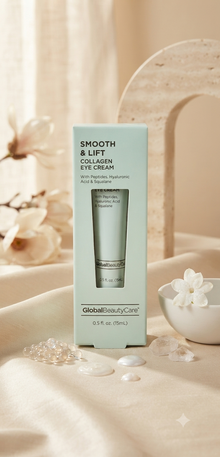 Crema para Contorno de Ojos Global Beauty Care Smooth & Lift Collagen 15ml