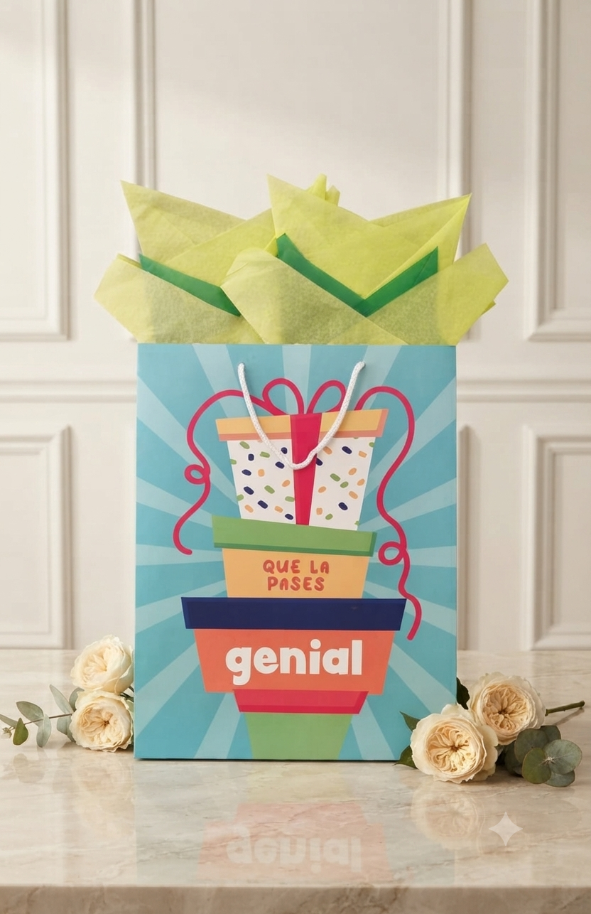 Bolsa de Regalo Grande Granmark Dipak Diseños Surtidos Estilo Elegante y Festivo