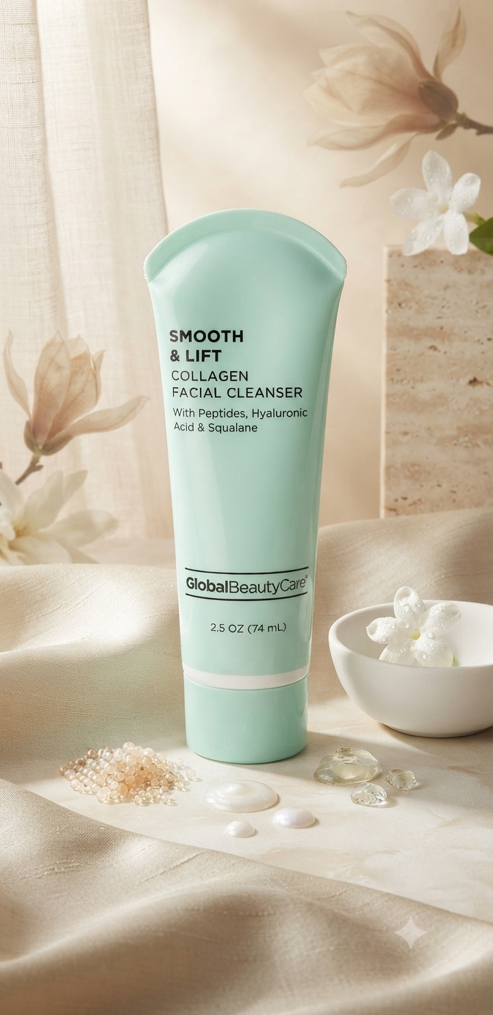 Limpiador Facial Global Beauty Care (Variedad Colágeno o Vitamina C) 74 ml
