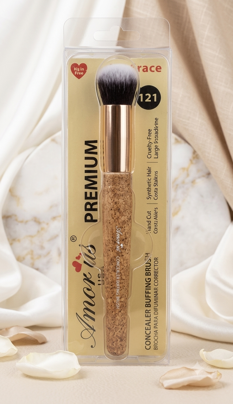 Brocha Premium para Difuminar Corrector Amor Us #121 - Edición Natural