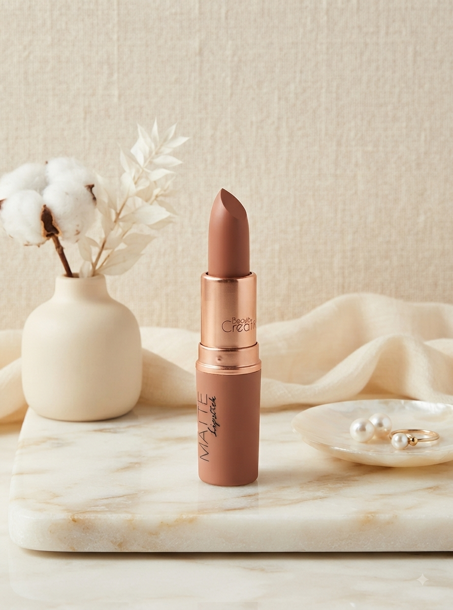 Labial Matte Beauty Creations - Acabado Profesional y Alta Pigmentación