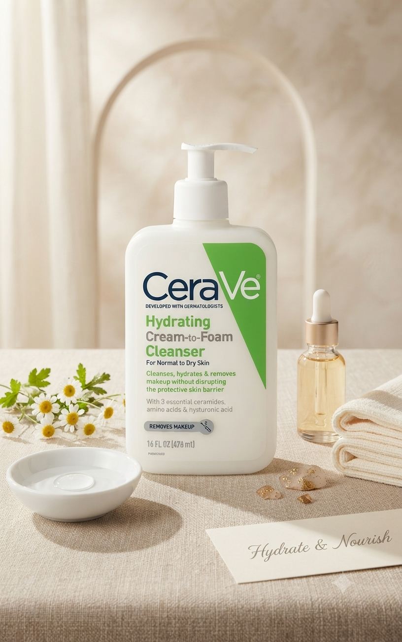 Limpiador Facial Hidratante CeraVe Cream-to-Foam 473 ml